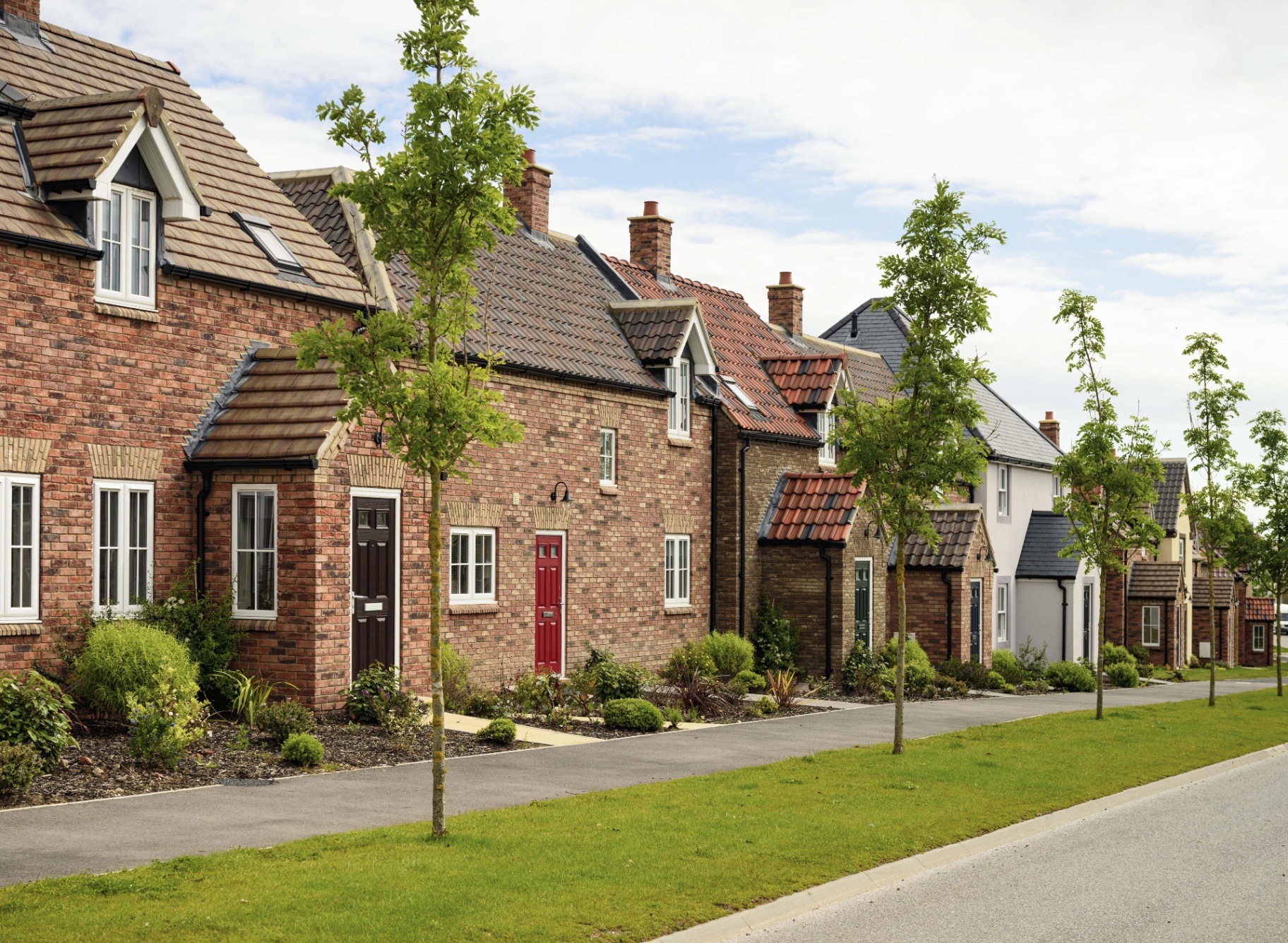 Residential street view