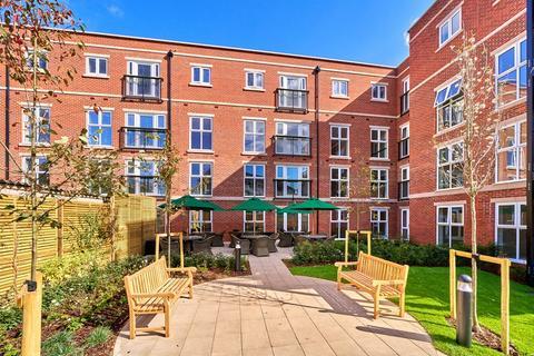 Apartment block courtyard